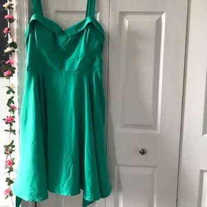 Teal Rockabilly Dress 👗💁🏻‍♀️